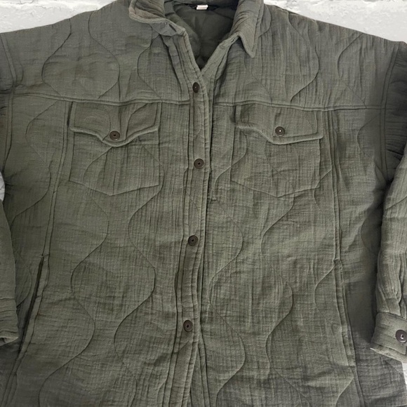 Supplies Olive Green Quilted Jacket - Picture 2 of 3